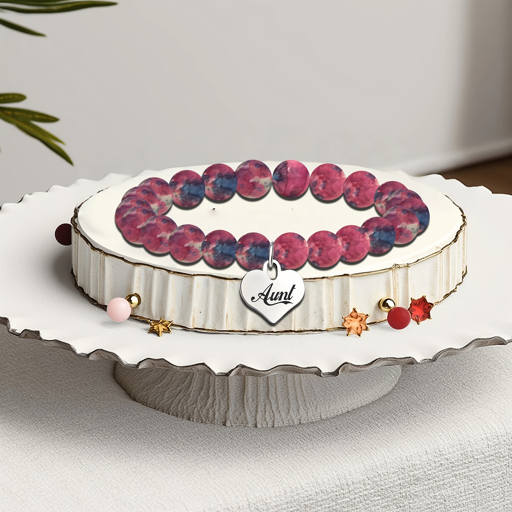 Sweet Heart Pendant Charm Bracelet Gift for Women